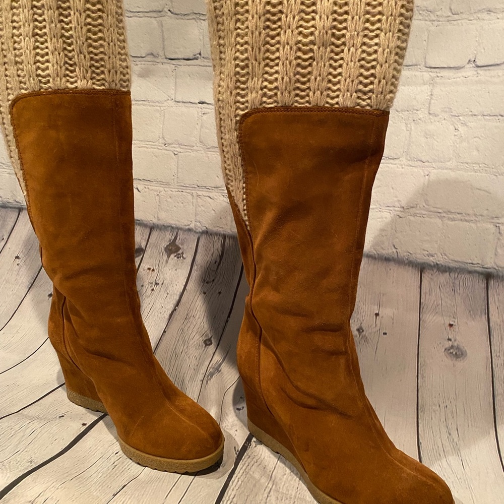 Italian designer Aquatalia boots.